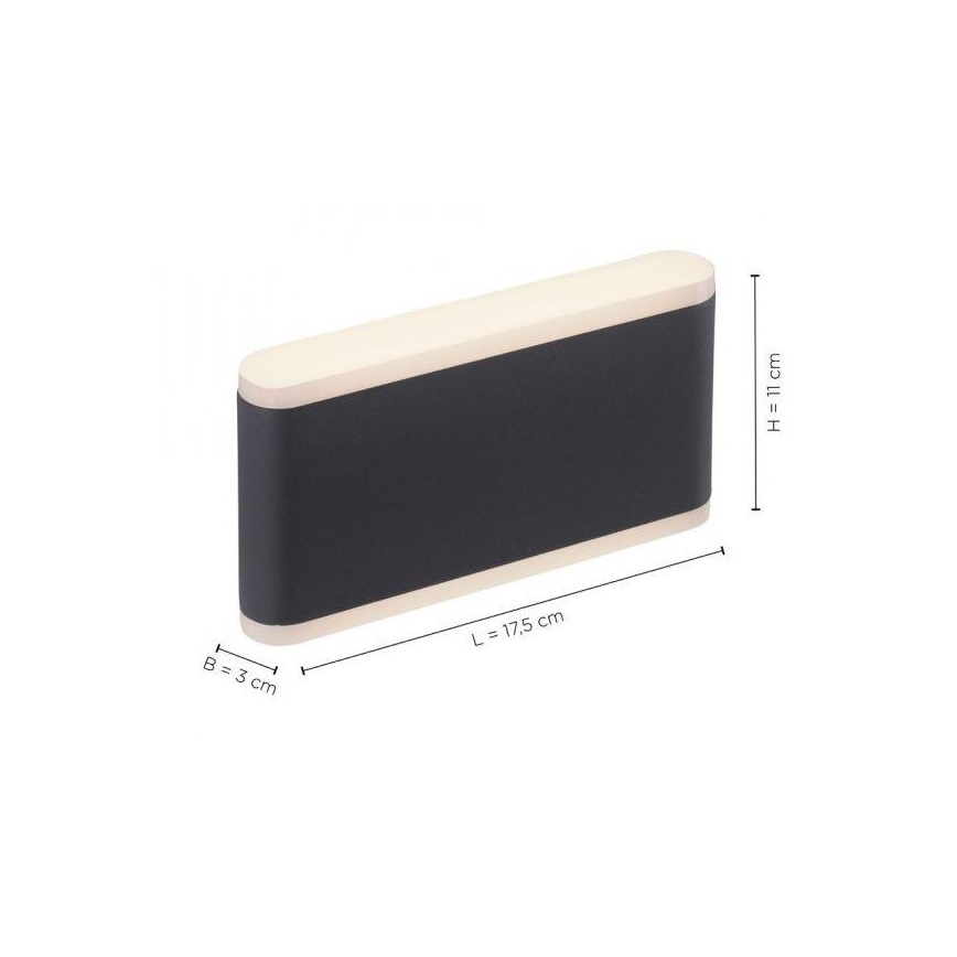 Paul Neuhaus 9483-13 - Applique a LED da esterno ELSA 2xLED/5,4W/230V IP65
