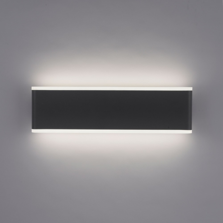 Paul Neuhaus 9484-13 - Applique murale à intensité variable d'extérieur ELSA 2xLED/9W/230V IP65