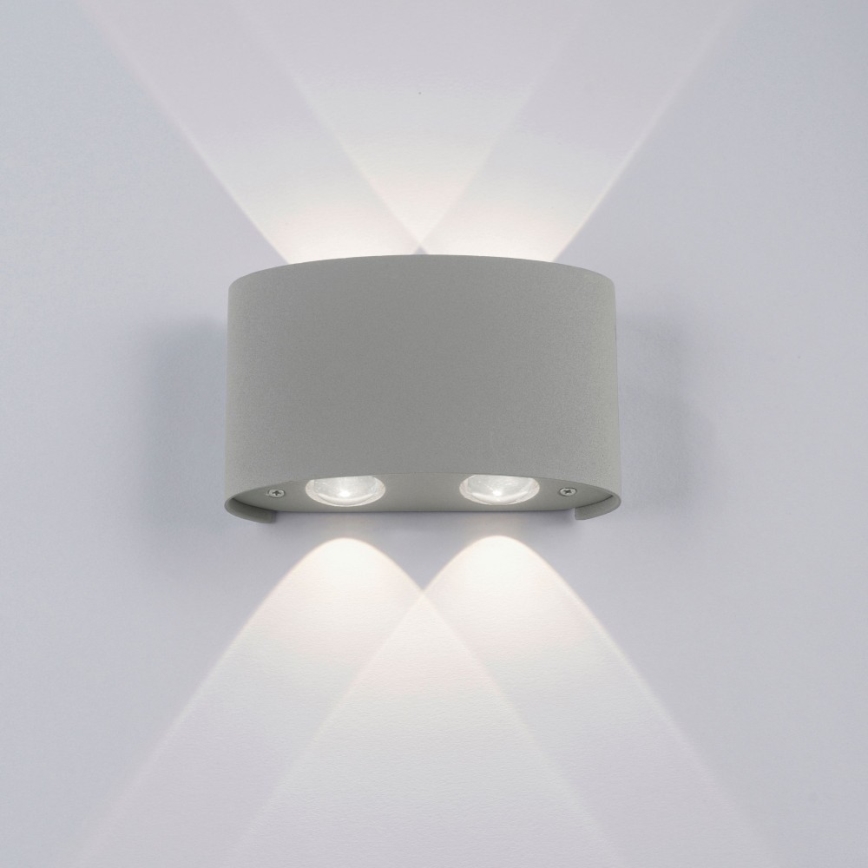 Paul Neuhaus 9487-21 - Applique LED da esterno CARLO 4xLED/0,8W/230V IP54