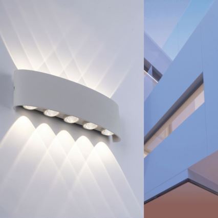 Paul Neuhaus 9489-21- Applique murale d'extérieur CARLO 10xLED/0,8W/230V IP54