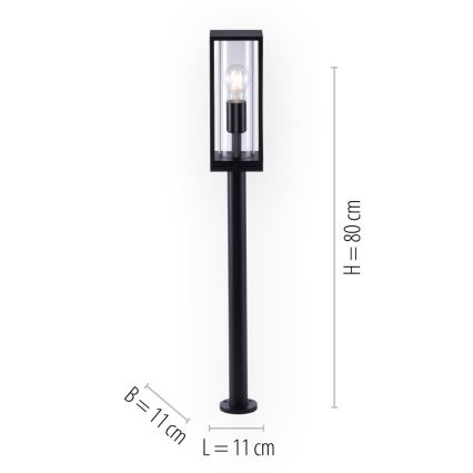 Paul Neuhaus 9497-13 - Lampada da esterno EMIL 1xE27/60W/230V IP44