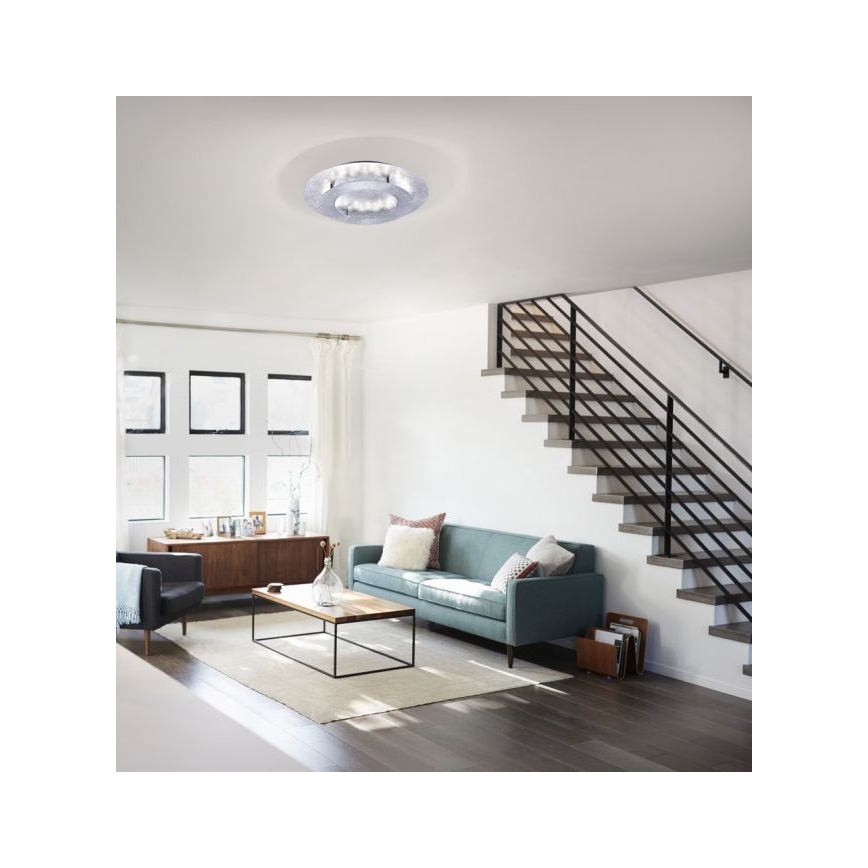 Paul Neuhaus 9620-21 -  Plafoniera LED NEVIS LED/18W/230V argento