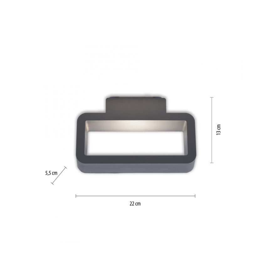 Paul Neuhaus 9668-13 - Applique murale d'extérieur HENDRIK LED/5,2W/230V IP54