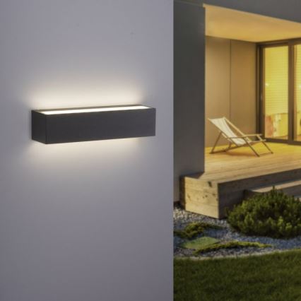 Paul Neuhaus 9675-13 - Applique murale d'extérieur ROBERT 2xLED/9W/230V IP65