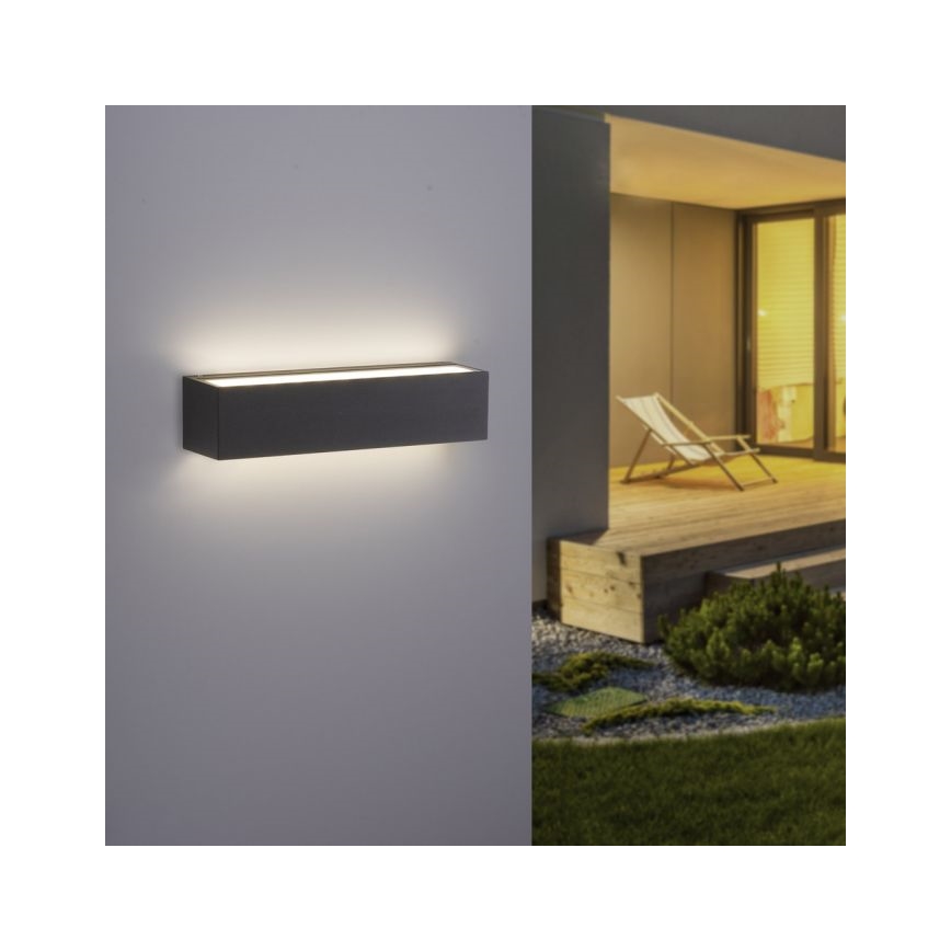 Paul Neuhaus 9675-13 - Applique murale d'extérieur ROBERT 2xLED/9W/230V IP65