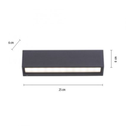 Paul Neuhaus 9675-13 - LED Außenwandleuchte ROBERT 2xLED/9W/230V IP65