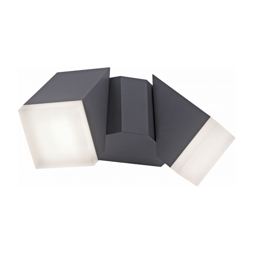 Paul Neuhaus 9722-13 - Applique murale d'extérieur RYAN 2xLED/5W/230V IP54