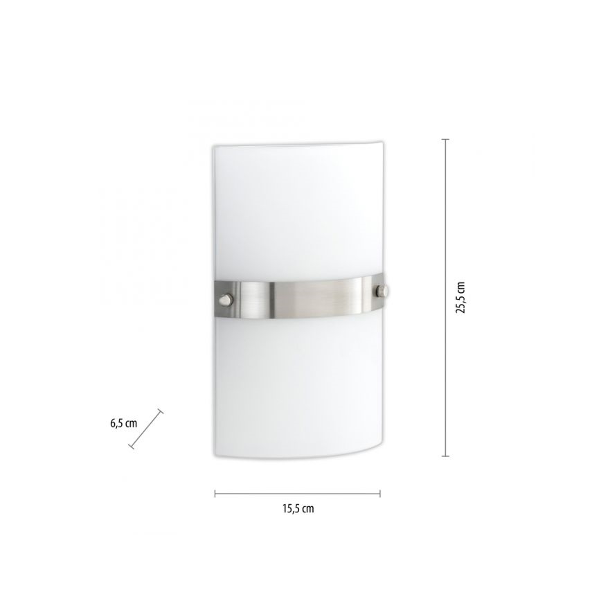 Paul Neuhaus 9846-55 - Applique murale SQUARE 2xE14/40W/230V