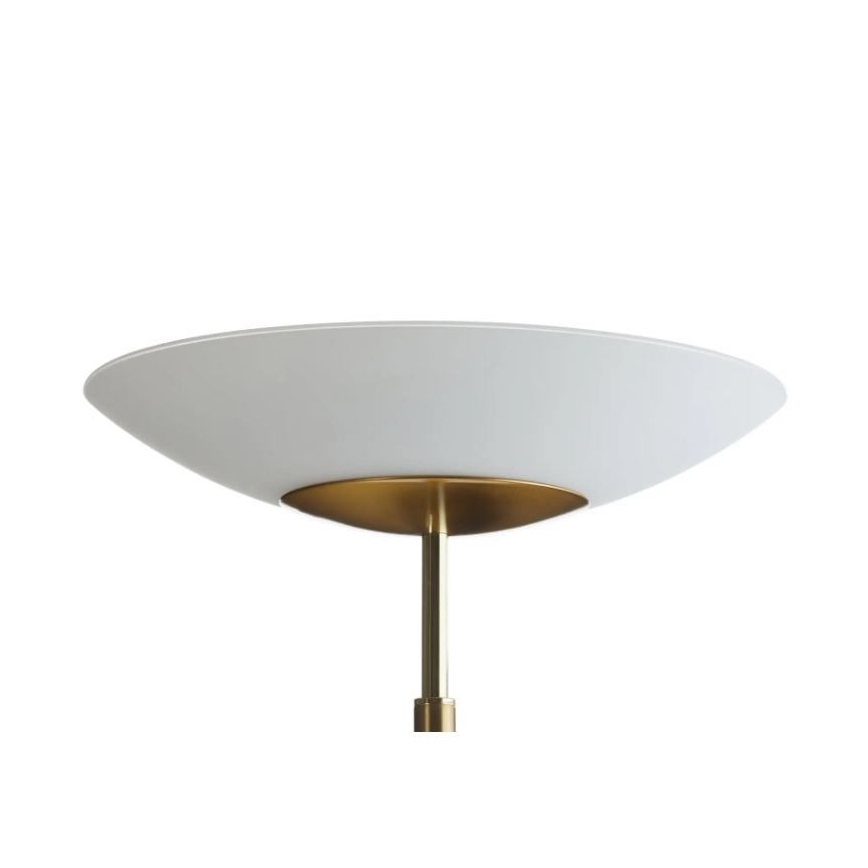 Paul Neuhaus - 655-60 - Lampada LED da terra dimmerabile ALFRED 1xLED/28W/230V+1xLED/4W/230V ottone