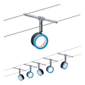 Paulmann 3982 - SET 5xLED/4W Faretto per sistema di corde TIP 230V