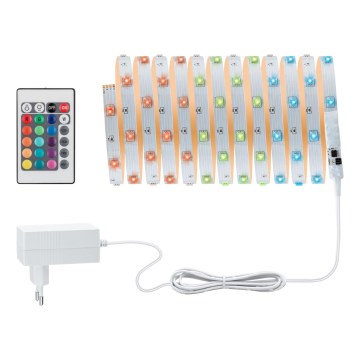 Paulmann 3988 - Striscia LED RGBW/13W dimmerabile TIP 5 m 230V + telecomando