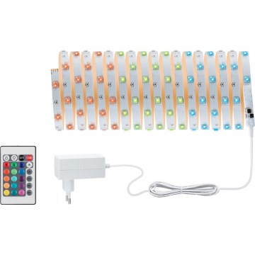 Paulmann 3989 - Striscia LED RGBW dimmerabile 19W TIP 10 m 230V + telecomando