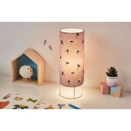 Paulmann 48044 - 1xE14/20W Lampada da tavolo per bambini CUTE BIRD 230V