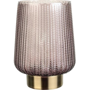 Paulmann 48137 - LED-1xE27/0,8W Lampe de table GLAMOUR 3xAA/4,5V rose