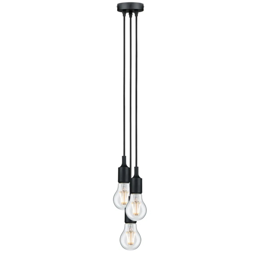 Paulmann 50382 - 3xE27/60W Stromkabel KETIL 230V
