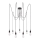 Paulmann 50390 - Suspension filaire NEORDIC 7xE27/20W/230V araignée
