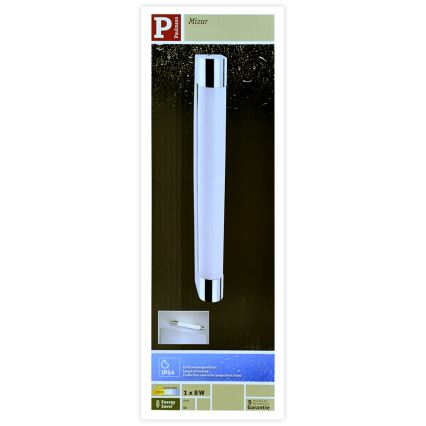Paulmann 70360 - 1xG5/8W IP44 Illuminazione dello specchio da bagno MIZAR 230V
