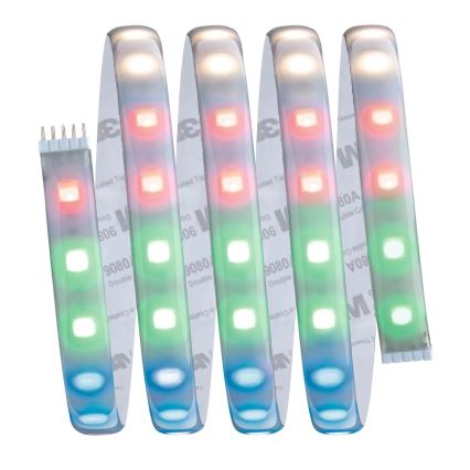 Paulmann 70627 - LED RGB/18W IP44 dimmbarer LED-Streifen für das Badezimmer MAXLED 1,5 m 230V + Fernbedienung