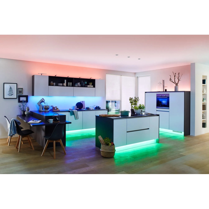 Paulmann 70627 - Ruban LED dimmable RGB/18W IP44 pour salle de bains MAXLED 1,5 m 230V + télécommande