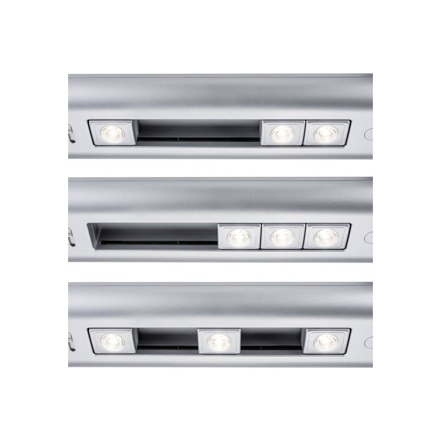 Paulmann 70640 - 3x Luminaire à intensité variable pour armoire LED/0,5W/ SLIDE 6xAA