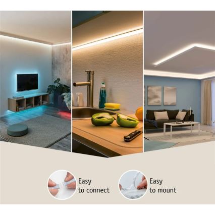 Paulmann 70666 - LED/20W IP44 Striscia da bagno dimmerabile MAXLED 3 m 2700K 230V