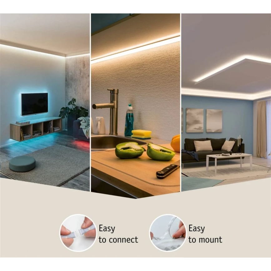 Paulmann 70672 - LED/18W IP44 Dimmbare Badezimmerleiste MAXLED 1,5 m 2700K 230V