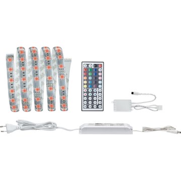 Paulmann 70674 - LED RGB/22W Dimmbarer Streifen MAXLED 1,5 m 230V + Fernbedienung