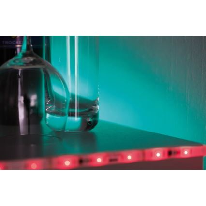Paulmann 70696 - Ruban LED RGBW/8W à intensité variable DIGITAL 3m 230V + Télécommande
