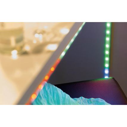 Paulmann 70696 - Ruban LED RGBW/8W à intensité variable DIGITAL 3m 230V + Télécommande