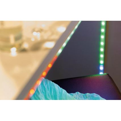 Paulmann 70697 - Ruban LED RGBW/10,5W à intensité variable DIGITAL 4,8m 230V + Télécommande