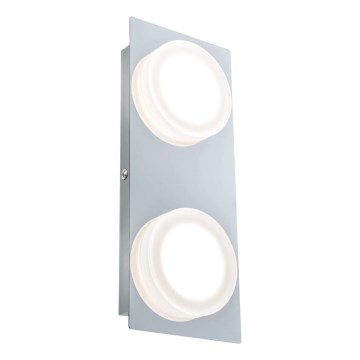 Paulmann 70883 - Applique murale DORADUS 230V pour salle de bains, 2x LED/4,7W, IP23