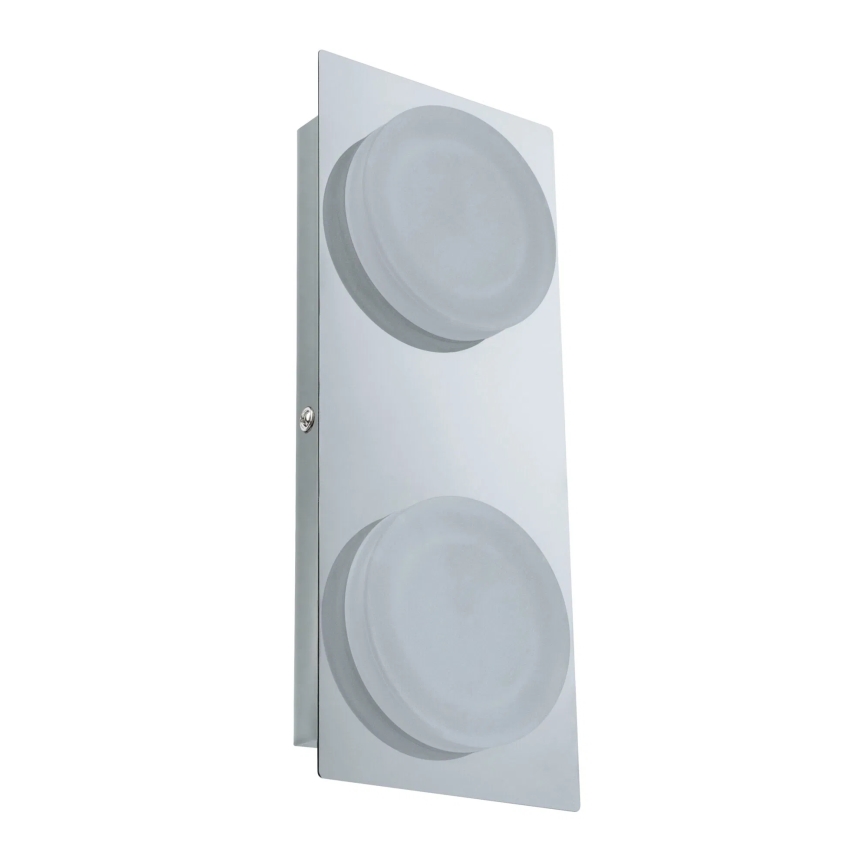 Paulmann 70883 - Applique murale DORADUS 230V pour salle de bains, 2x LED/4,7W, IP23