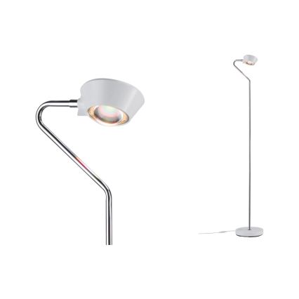 Paulmann 70920 - Lampada da terra dimmerabile LED 7,5W RAMOS 230V bianco/cromo lucido