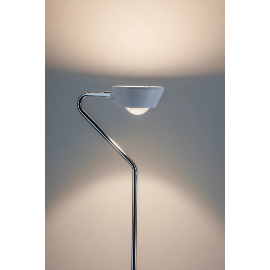 Paulmann 70920 - LED/7,5W Lampadaire dimmable RAMOS 230V blanc/chrome brillant