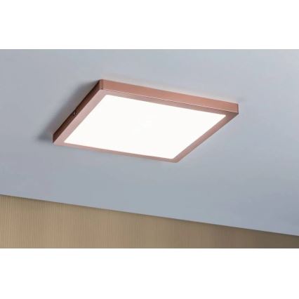 Paulmann 70941 - LED/20W Pannello fisso ATRIA 230V 4000K 30x30 cm Oro rosa