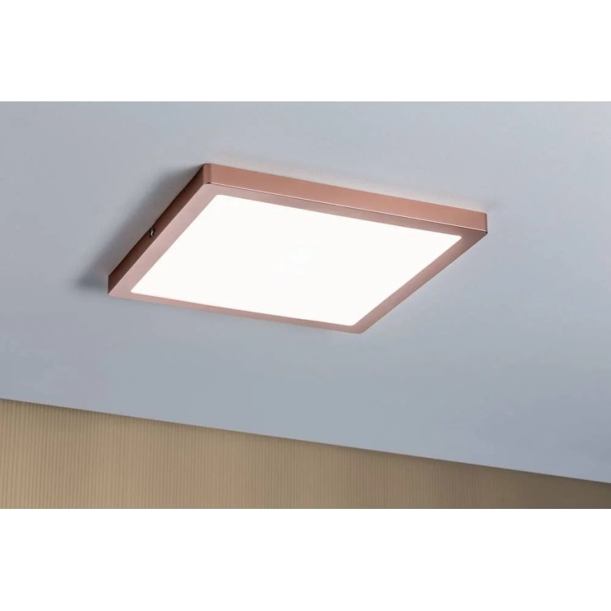 Paulmann 70941 - LED/20W Pannello fisso ATRIA 230V 4000K 30x30 cm Oro rosa