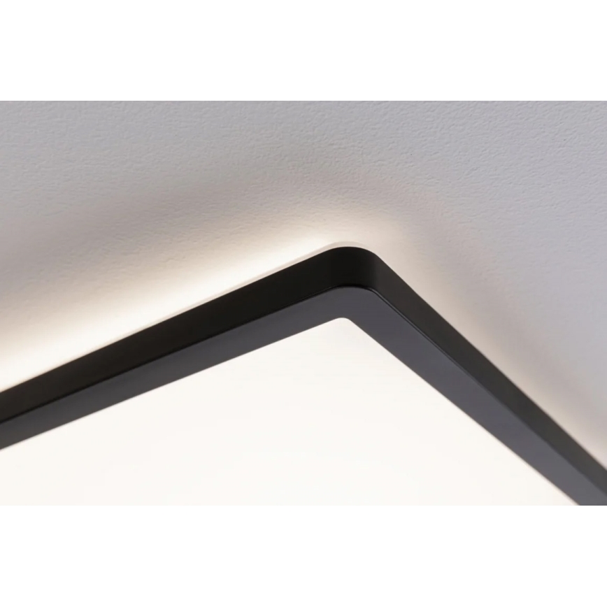 Paulmann 71001 - Panneau en saillie LED/16W ATRIA 230V 3000K 29,3x29,3 cm noir