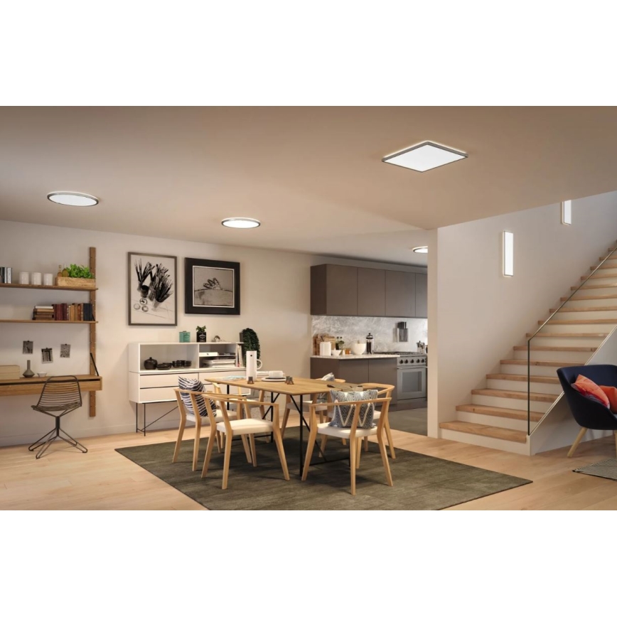 Paulmann 71009 - LED/22W Pannello dimmerabile ATRIA 230V 4000K 42x42 cm cromo opaco