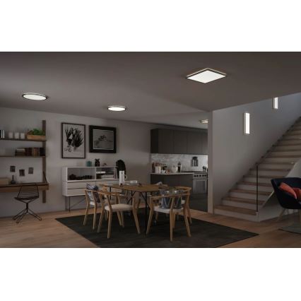 Paulmann 71009 - Pannello LED dimmerabile ATRIA 22W 230V 4000K 42x42 cm cromo opaco
