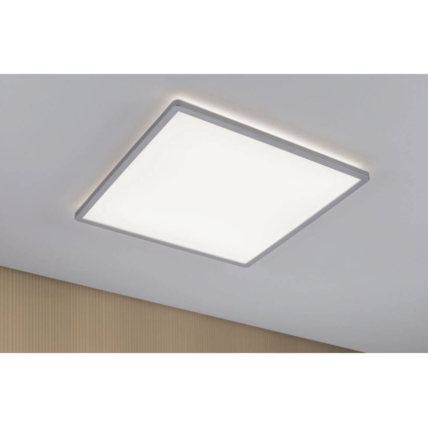 Paulmann 71009 - Pannello LED dimmerabile ATRIA 22W 230V 4000K 42x42 cm cromo opaco