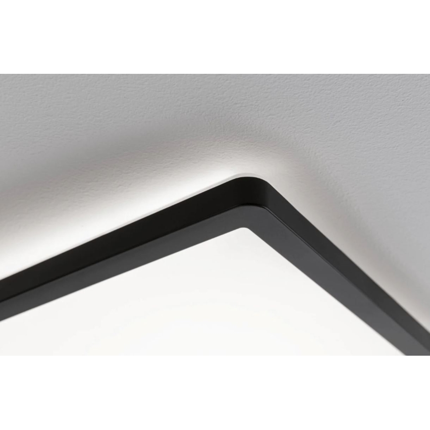 Paulmann 71016 - Panneau à intensité variable LED/22W ATRIA 230V 4000K 42x42 cm noir