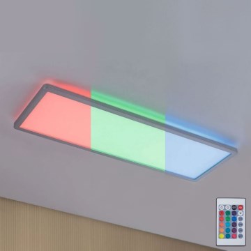 Paulmann 71020 - Pannello LED dimmerabile RGBW 20W ATRIA 230V 4000K 20x58 cm con telecomando