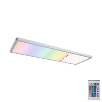 Paulmann 71020 - Pannello LED dimmerabile RGBW 20W ATRIA 230V 4000K 20x58 cm con telecomando