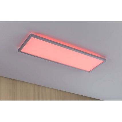 Paulmann 71020 - Pannello LED dimmerabile RGBW 20W ATRIA 230V 4000K 20x58 cm con telecomando