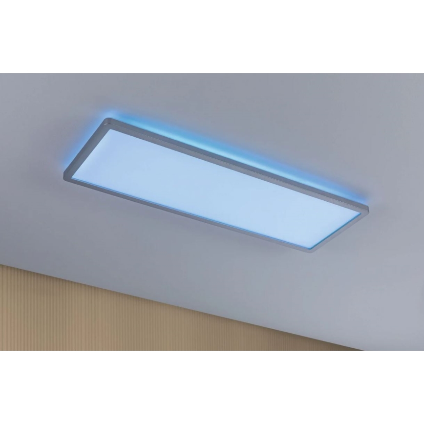 Paulmann 71020 - Pannello LED dimmerabile RGBW 20W ATRIA 230V 4000K 20x58 cm con telecomando