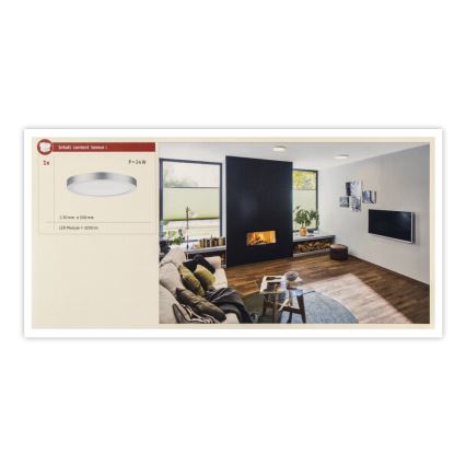 Paulmann 71023 - LED/22W Plafonnier ABIA 230V chrome mat
