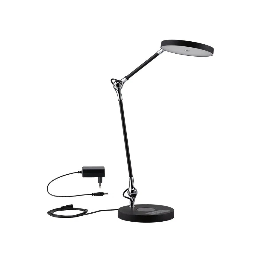 Paulmann 78010 - LED/11W Lampada da tavolo touch dimmerabile NUMIS 230V 2700/4000/6500K nero