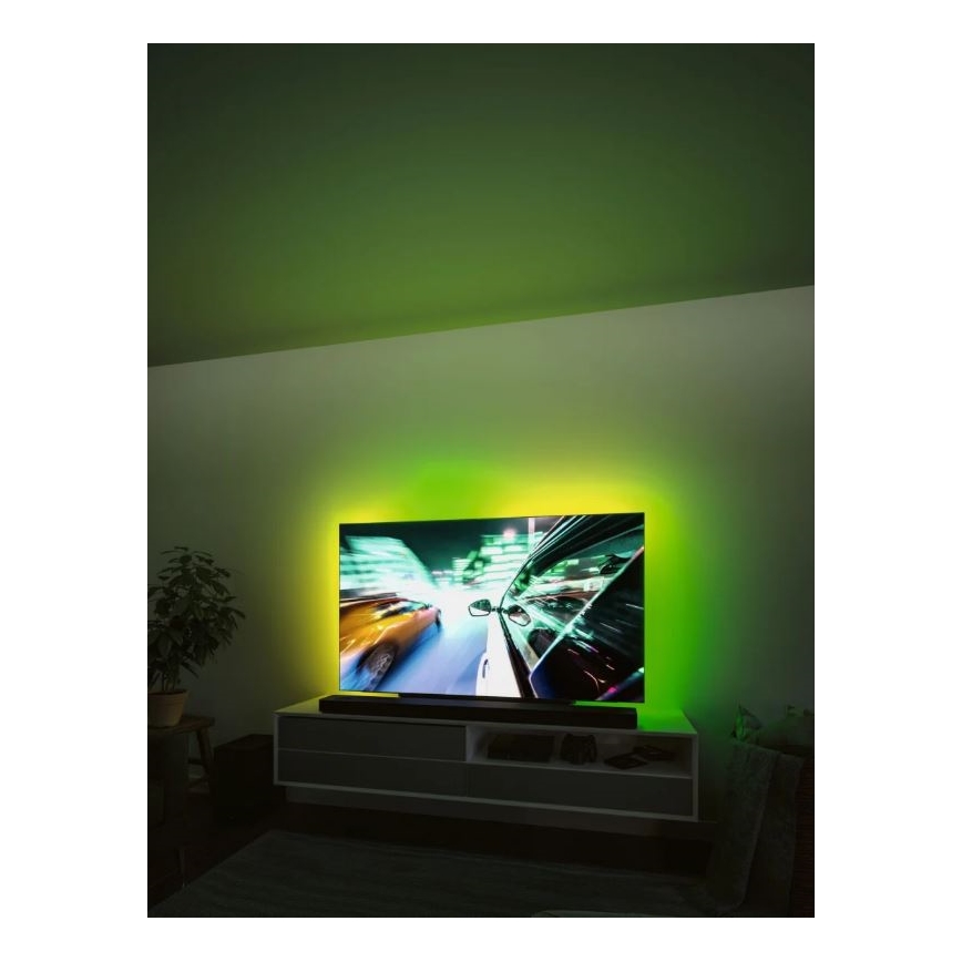 Paulmann 78880 - LED/3,5W RGB Dimmbarer Streifen für TV 2m ZOLL 5V + Fernbedienung