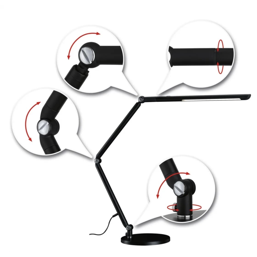 Paulmann 78912 - Lampe de table LED/10,6W à intensité variable FLEXBAR 230V 3000/4000/6500K