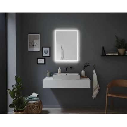 Paulmann 78951 - Miroir chauffant de salle de bain à intensité variable avec rétro-éclairage LED/22W IP44 230V